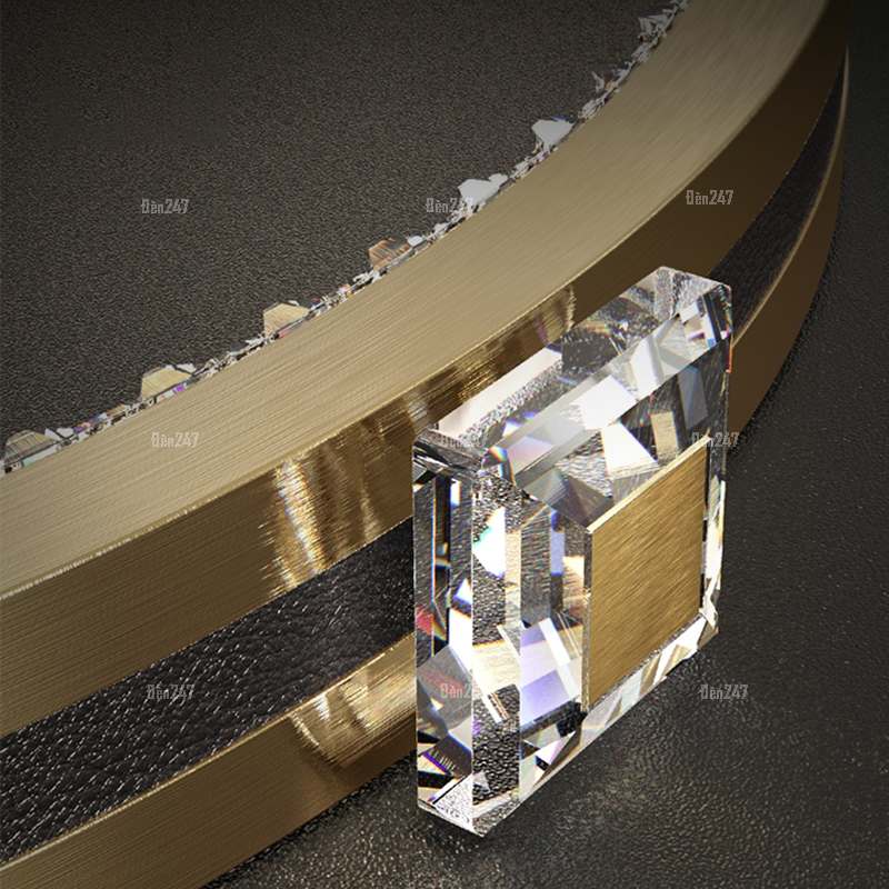 Đèn thả tròn pha lê 2 vòng TL-7075/2A