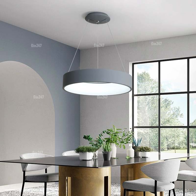 Đèn tròn treo bàn ăn màu đen TL-8029/GY