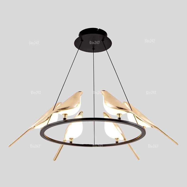 Đèn thả tròn thiết kế hình chim TL-82327/6