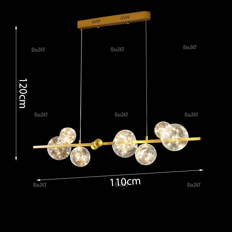 Đèn thả đom đóm bàn dài TL-8829/L1100