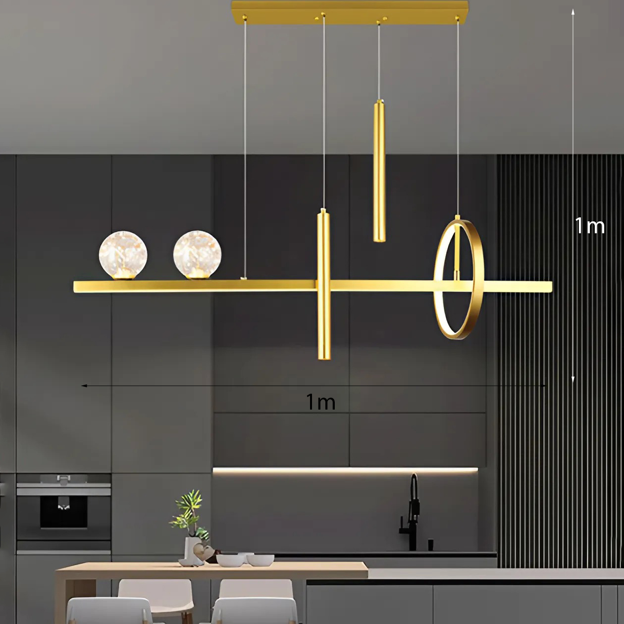 Đèn rọi bàn ăn dài TL-9006GD