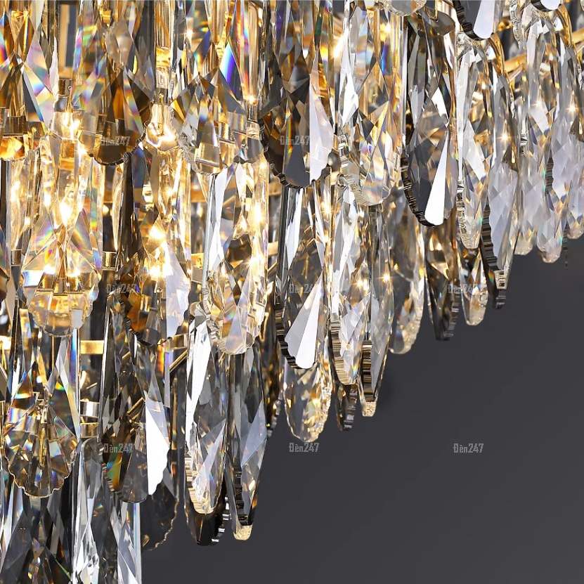 Đèn treo pha lê khói TPL-1601/600