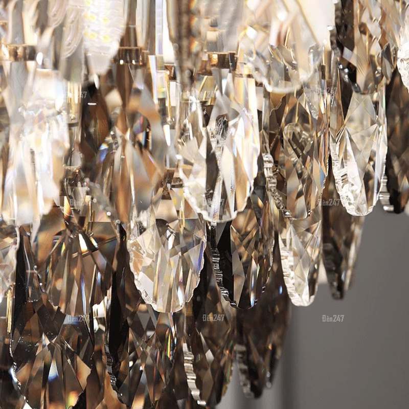 Đèn treo pha lê khói TPL-1601/600