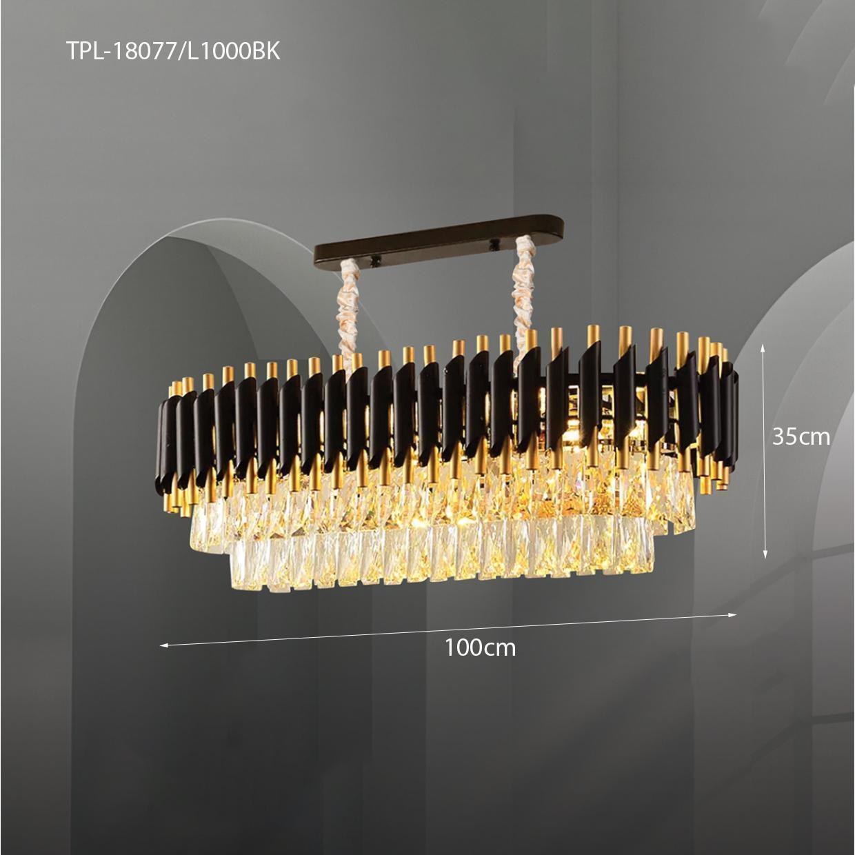 Đ&egrave;n ch&ugrave;m pha l&ecirc; th&acirc;n đen TPL-18077BK