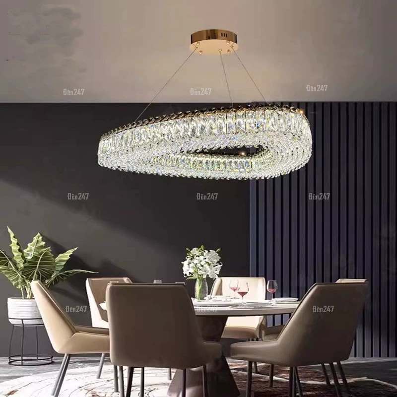 Đèn pha lê tam giác TPL-6349