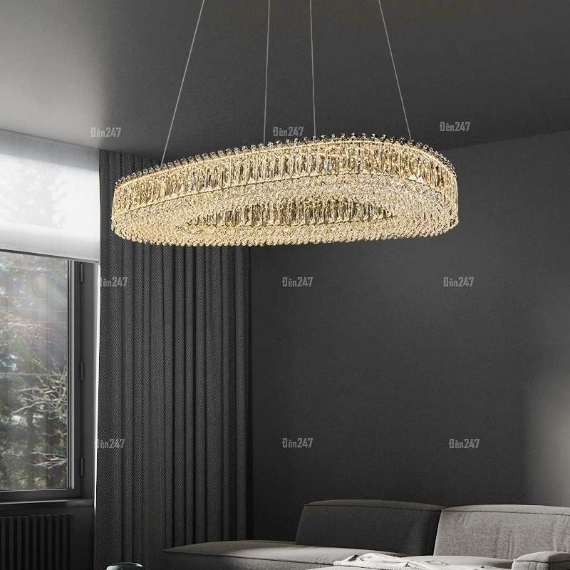 Đèn pha lê tam giác TPL-6349