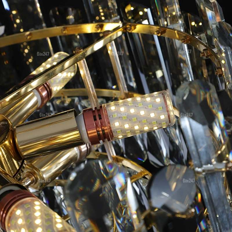 Đèn pha lê thả trần TPL-511309/600