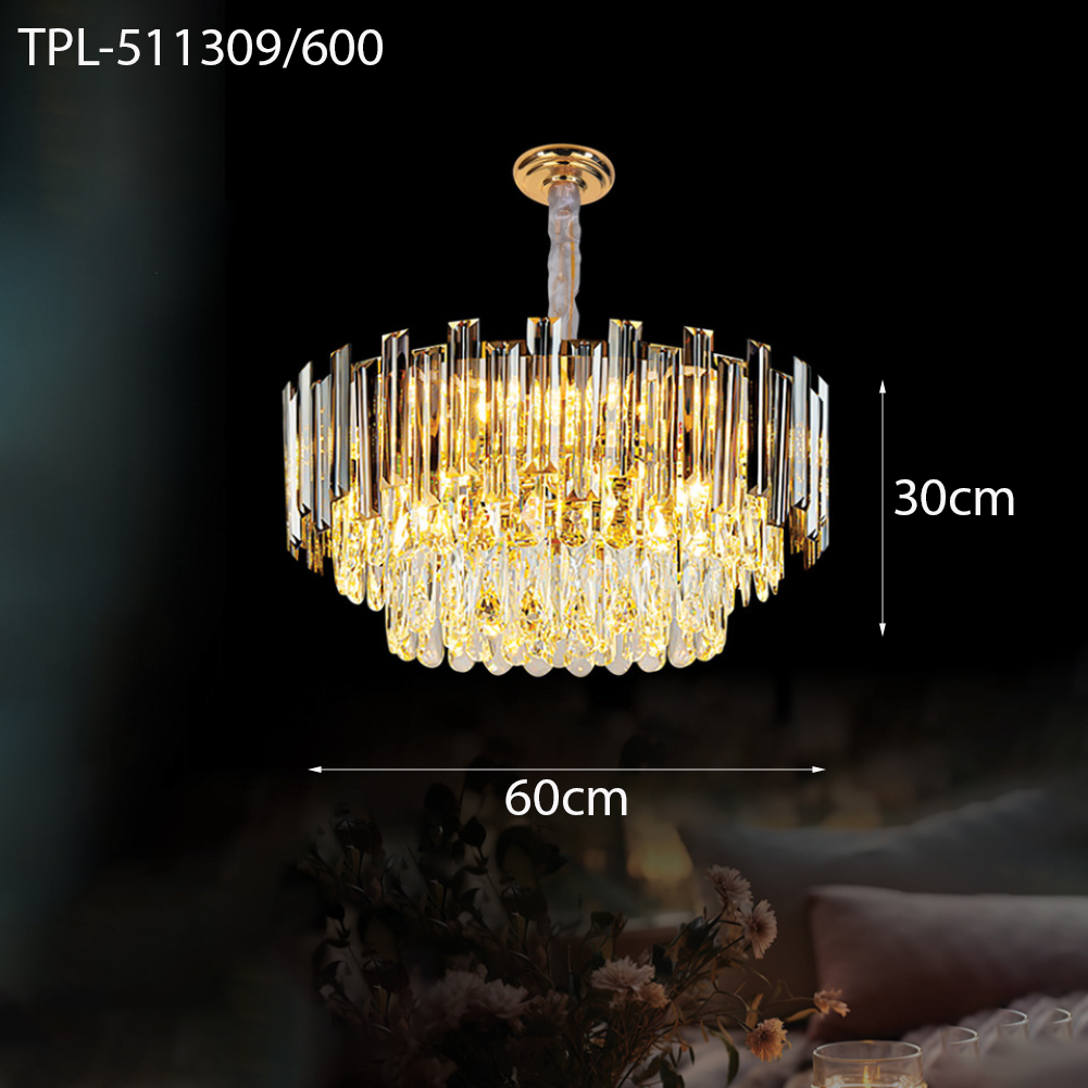 Đèn pha lê thả trần TPL-511309/600