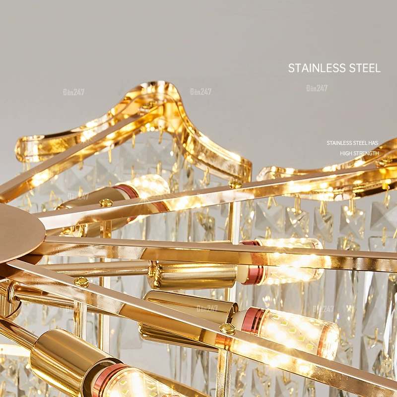 Đèn thả trần pha lê Châu Âu TPL-511321/600