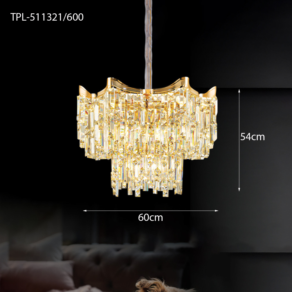 Đèn thả trần pha lê Châu Âu TPL-511321/600