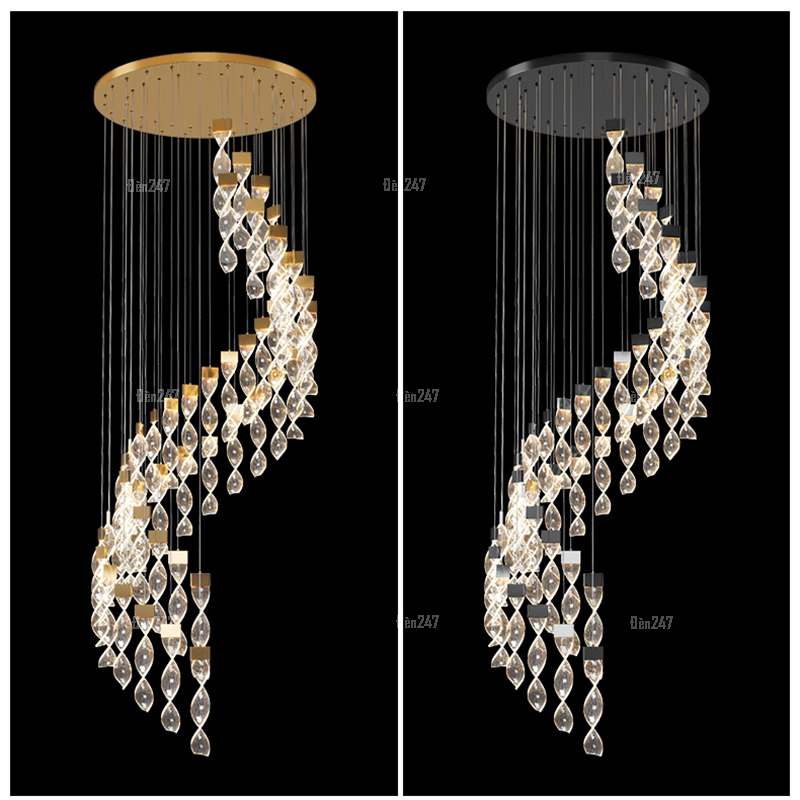 Đèn thông tầng mica uốn dẻo TPL-6233/46