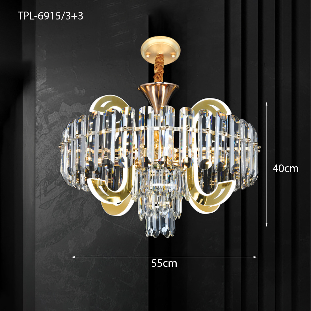 Đèn pha lê led TPL-6915/3+3