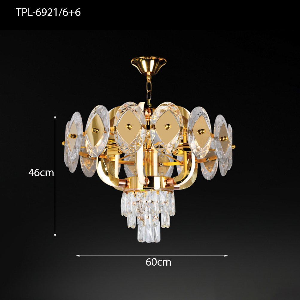 Đèn pha lê led TPL-6921/6+6