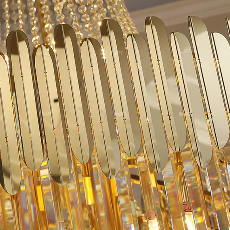 Đèn chùm pha lê thông tầng TPL-6935