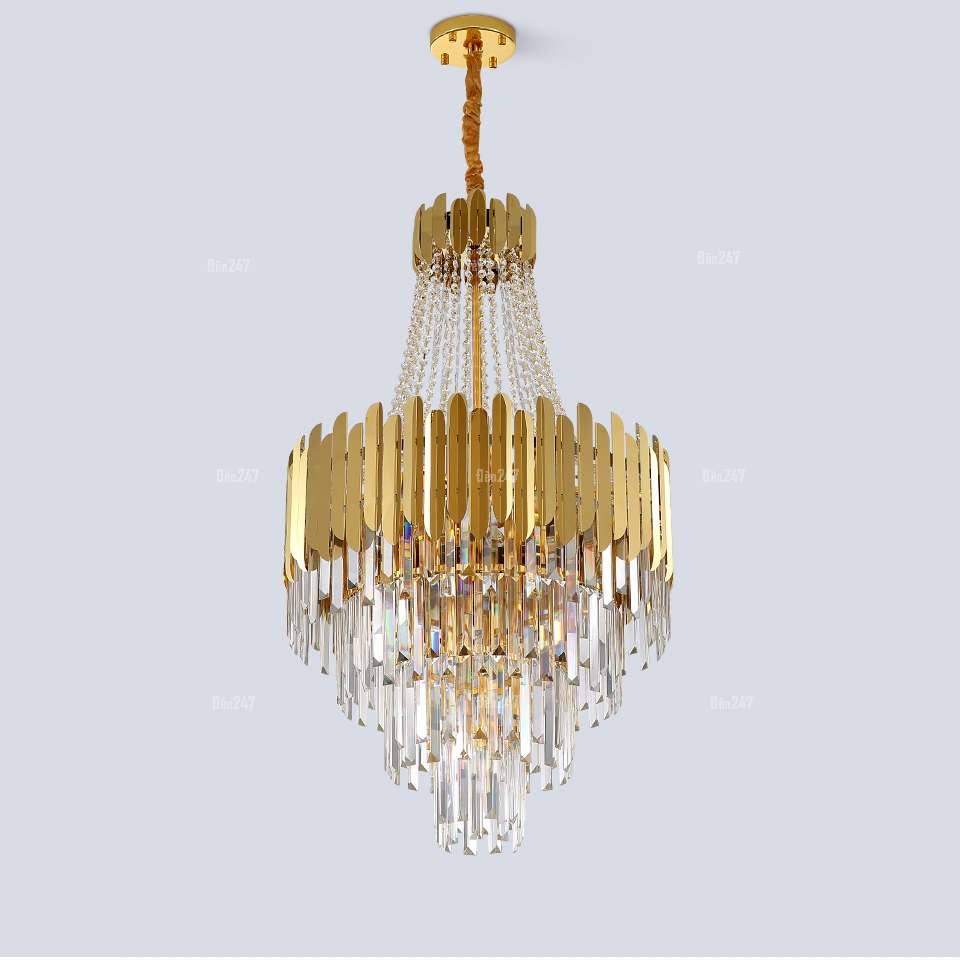 Đèn chùm pha lê thông tầng TPL-6935