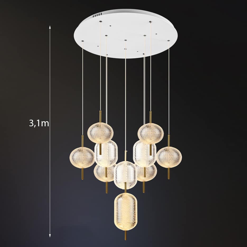 Đèn chùm cầu thang 10 bóng TPL-8271/10