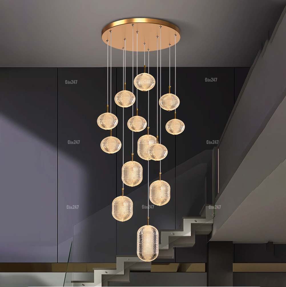 Đèn chùm cầu thang 16 bóng TPL-8271/16