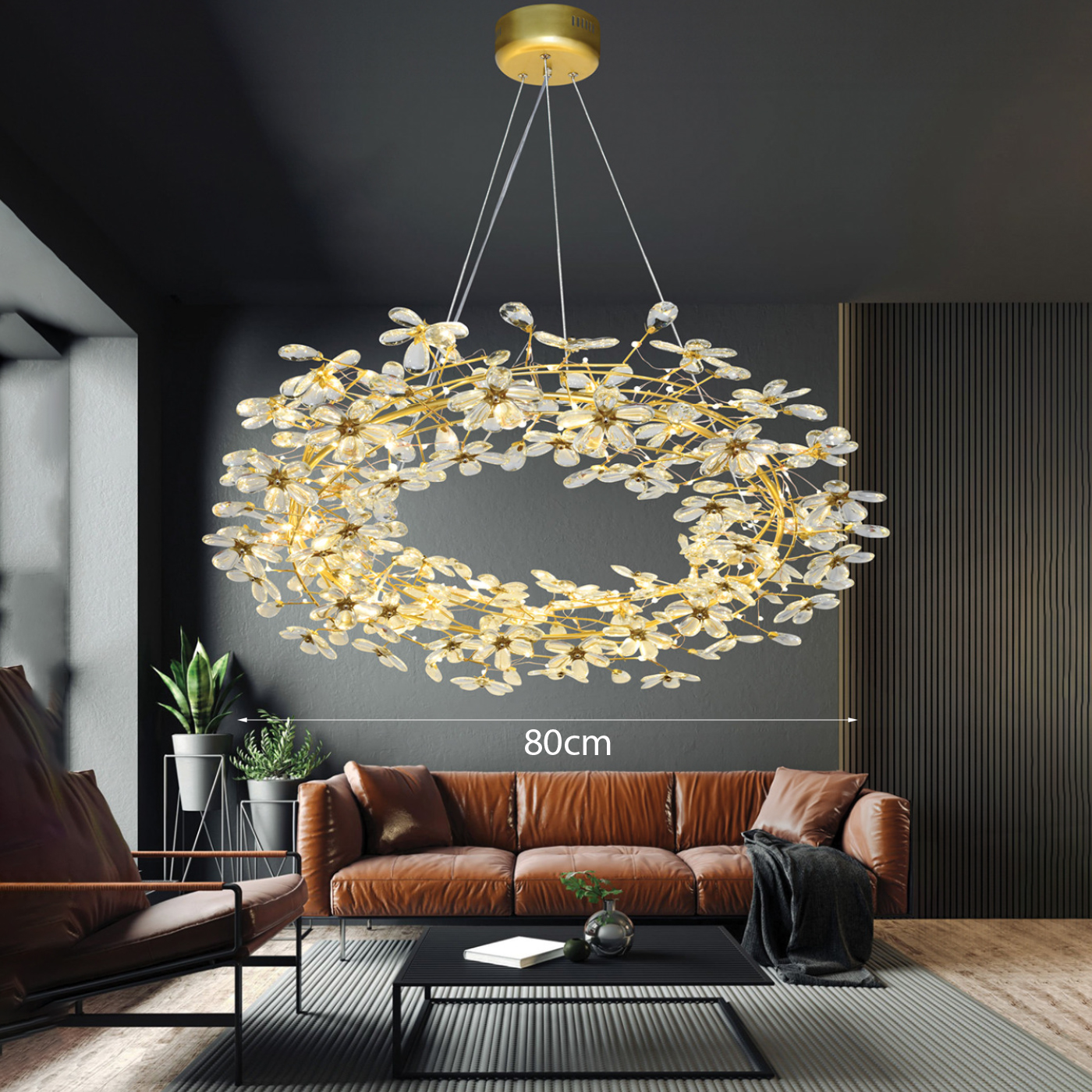 Đèn hoa pha lê TPL-8805/800