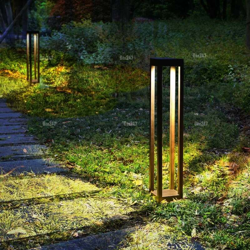 Đèn trụ vuông hắt sân vườn TR-282C