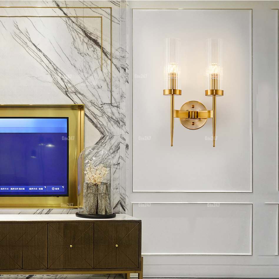 Đèn tường Bắc Âu 2 tay VB-1758/2GD