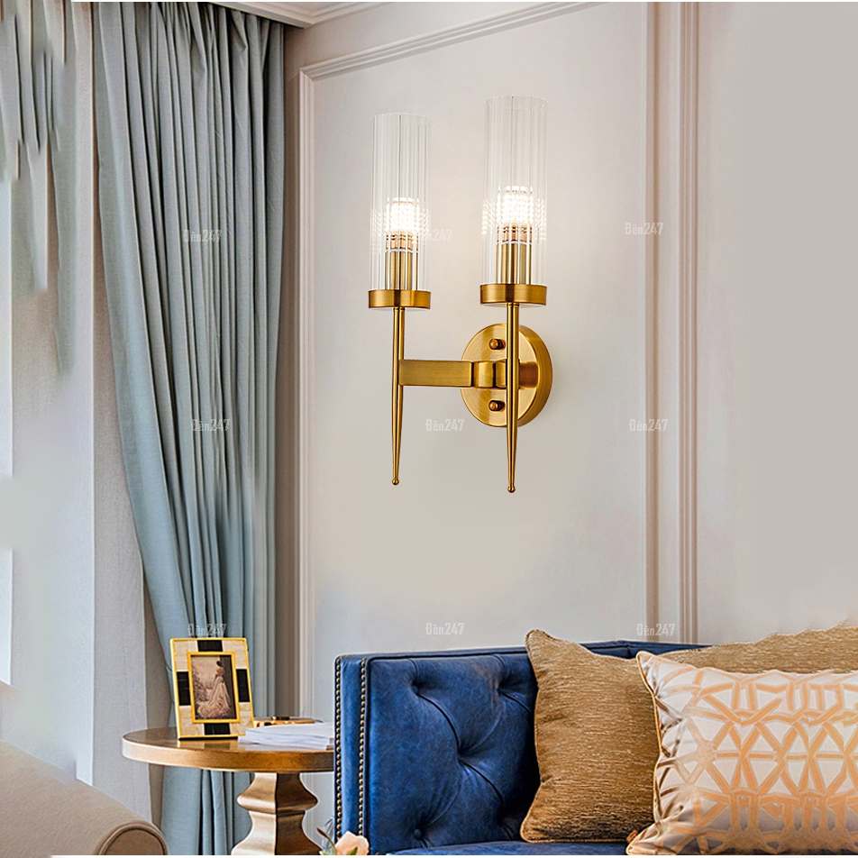 Đèn tường Bắc Âu 2 tay VB-1758/2GD