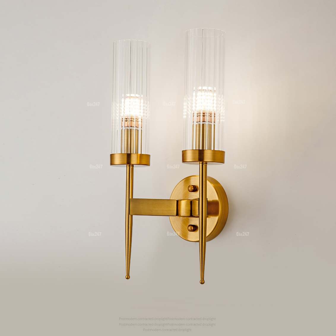 Đèn tường Bắc Âu 2 tay VB-1758/2GD