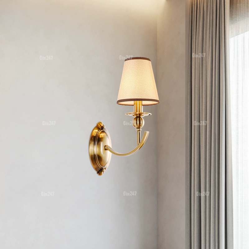 Đèn tường hiện đại chóa vải VB-2305/1