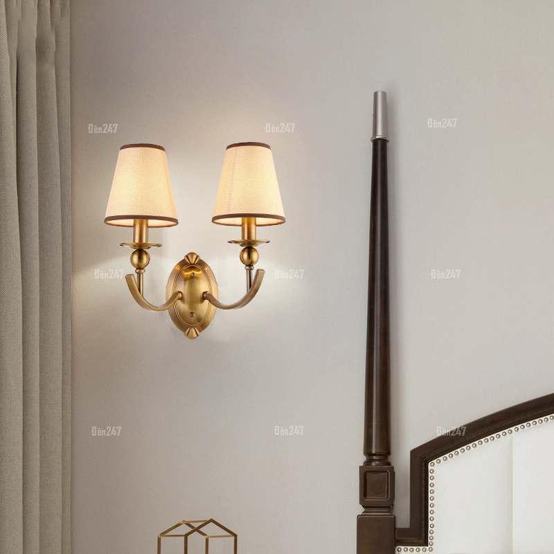 Đèn tường hiện đại chóa vải VB-2305/2
