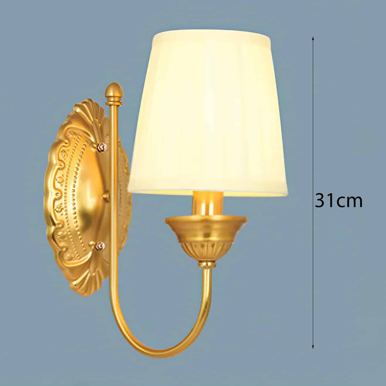 Đèn tường tân cổ điển chóa vải VB-2307/1