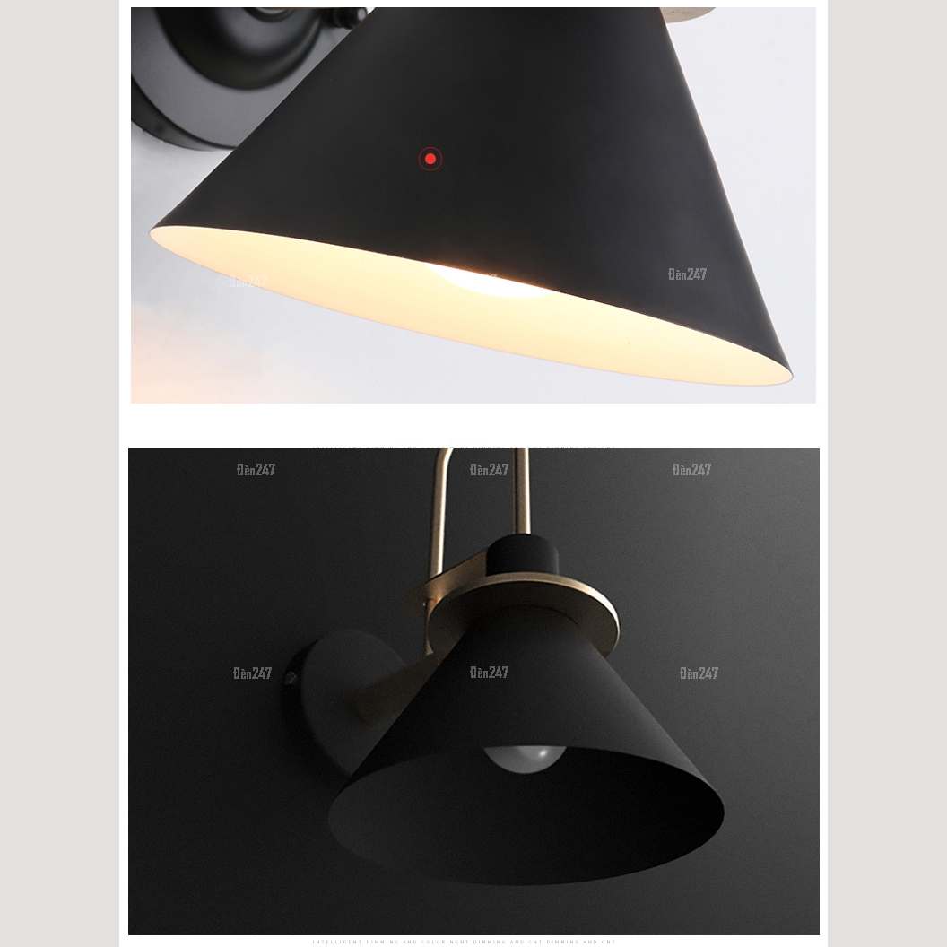 Đèn cổ điển gắn tường VB-LD122/1BK