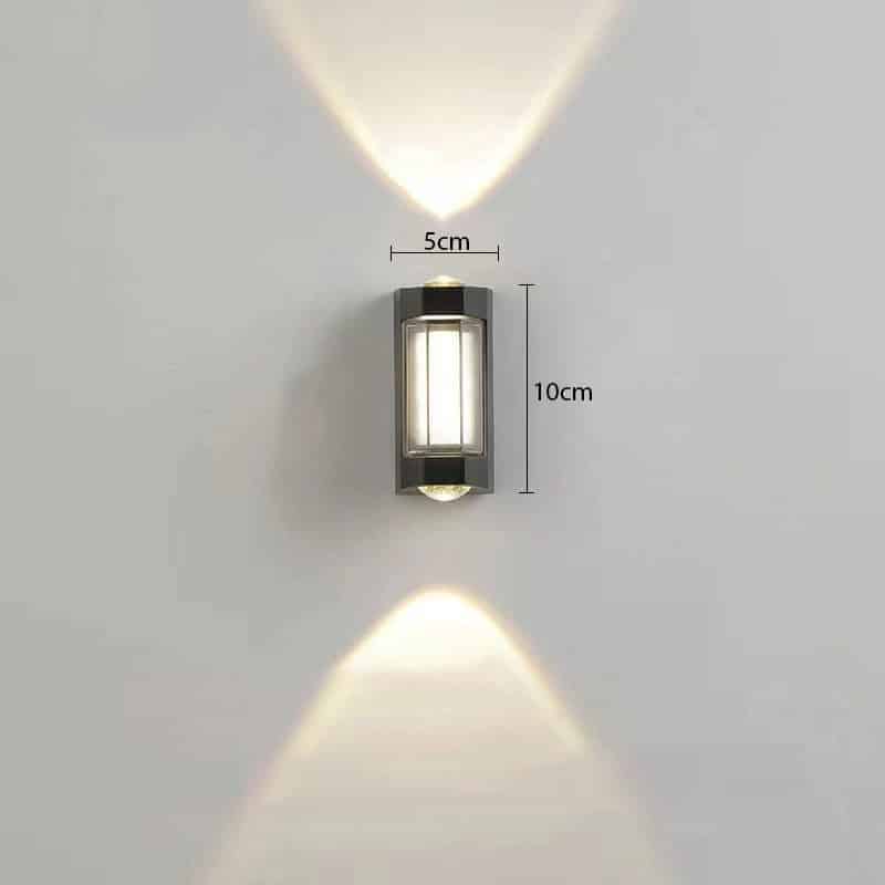 Đèn vách led hình thang 2 tia sáng VL-542C/3000K