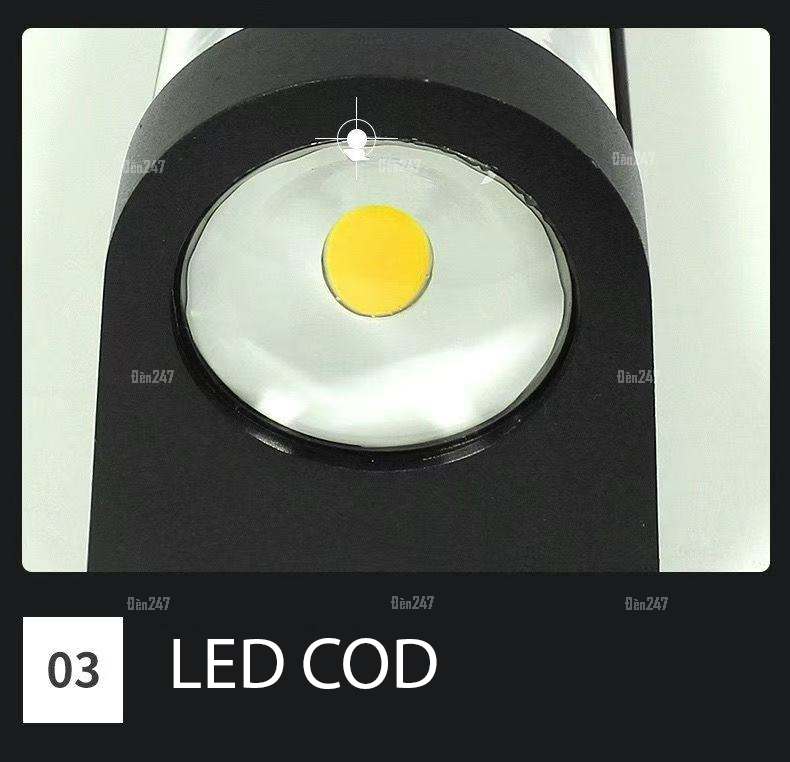 Đèn vách led hình thang 2 tia sáng VL-542C/3000K