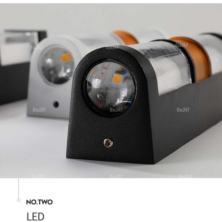 Đèn tường hàng rào sáng toàn thân VL-8271/BK