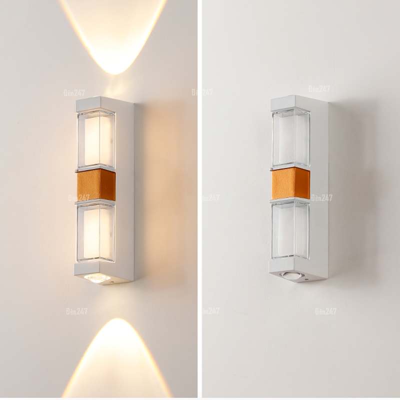 Đèn tường hàng rào sáng toàn thân VL-8271/WH