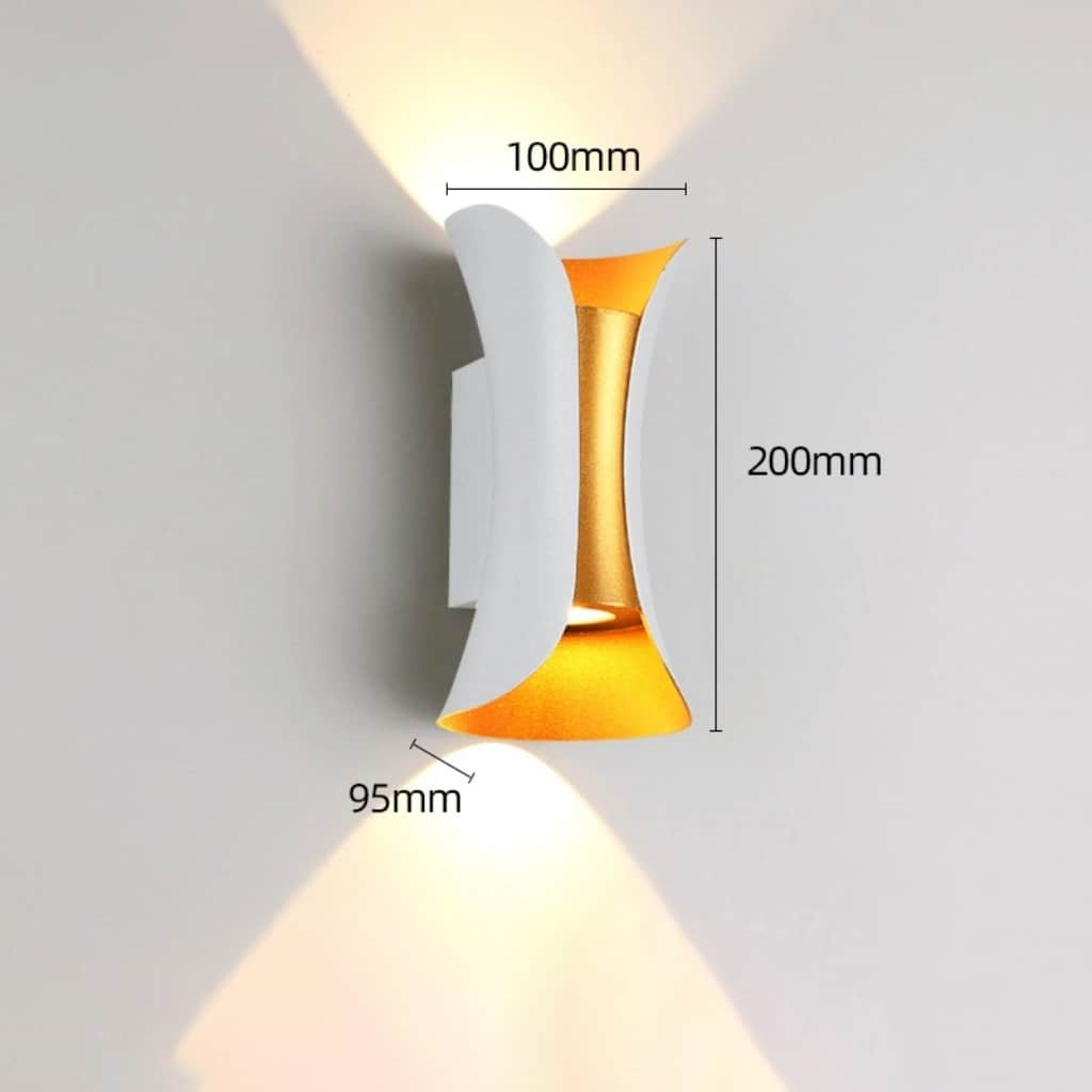 Đèn hắt tường ngoài trời màu trắng VL-8340/WH