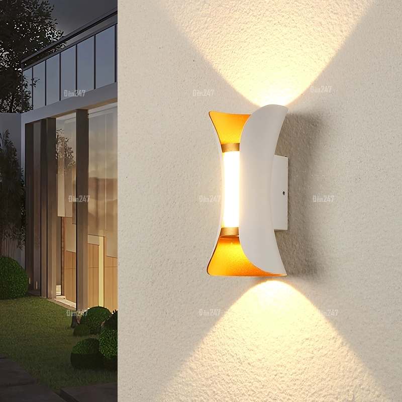 Đèn hắt tường ngoài trời màu trắng VL-8340/WH