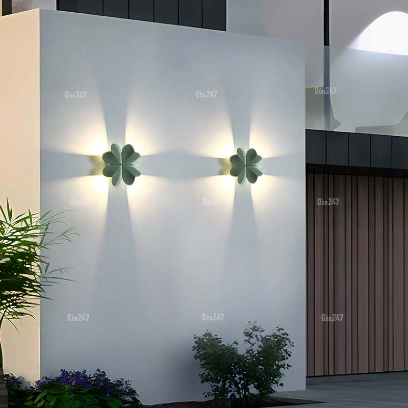 Đèn cỏ ba lá gắn tường VL-8642/GR