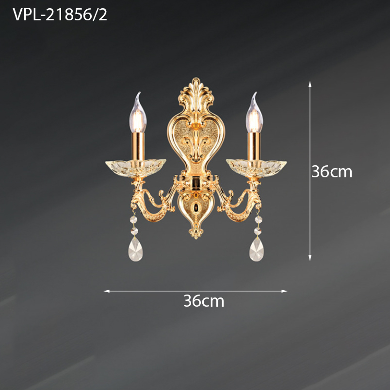 Đèn tường pha lê VPL-21856/2
