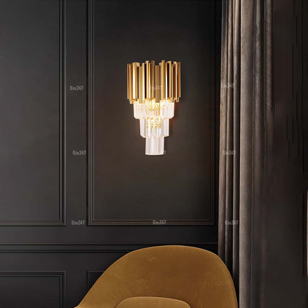 Đèn pha lê gắn tường cao cấp VPL-2528