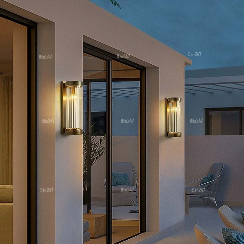 Đèn pha lê thanh xếp tròn ốp tường VPL-2532