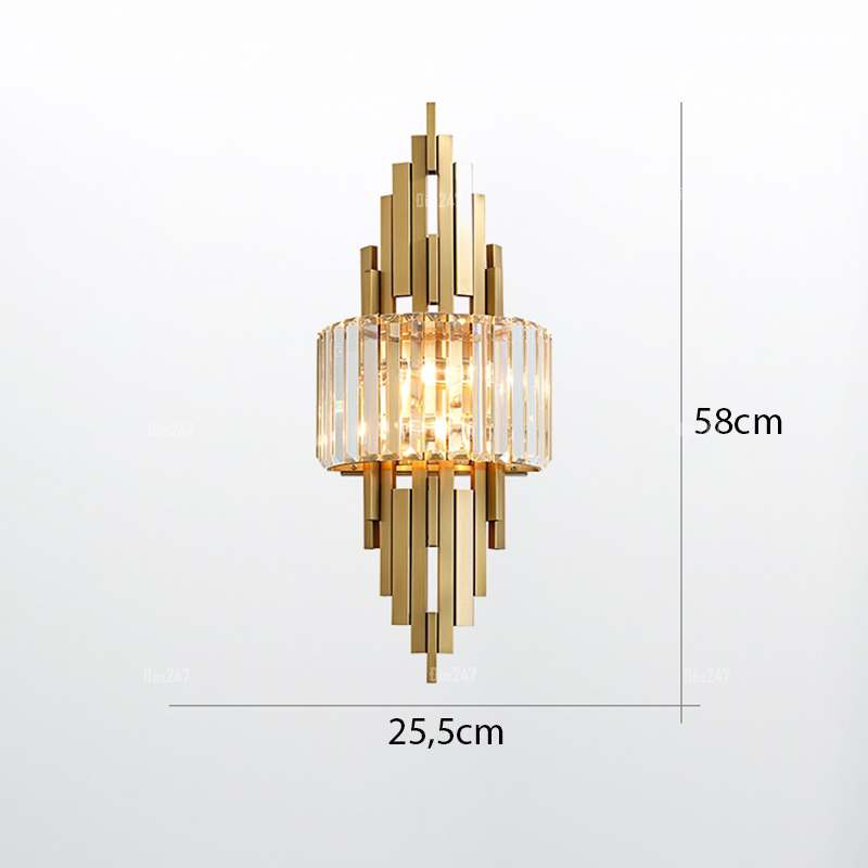 Đèn pha lê gắn tường hình thoi VPL-2578