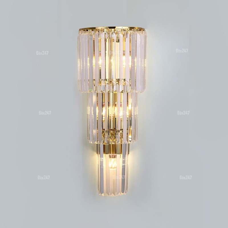 Đèn tường pha lê thẻ 3 tầng VPL-2624