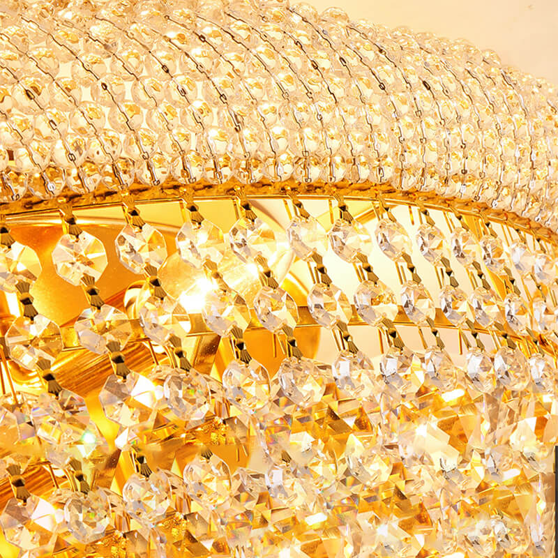 Đèn chùm pha lê thông tầng sảnh khách sạn CFL2333