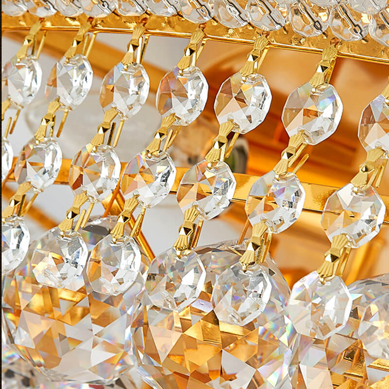 Đèn chùm pha lê thông tầng sảnh khách sạn CFL2333