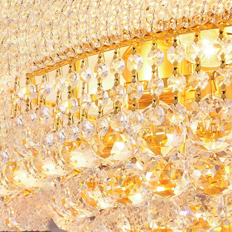 Đèn chùm pha lê thông tầng sảnh khách sạn CFL2333