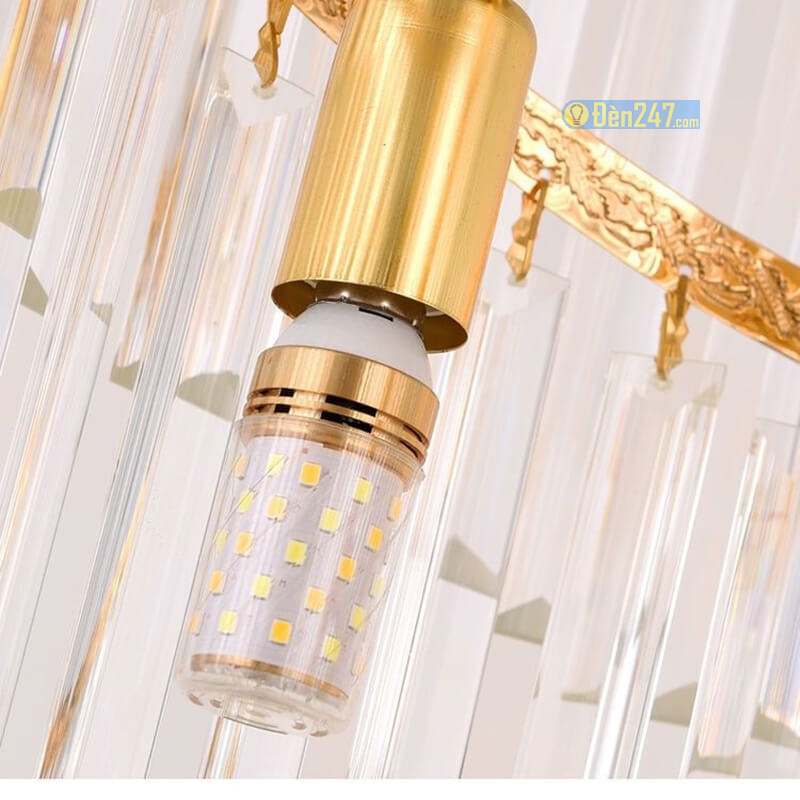 Đèn chùm pha lê thông tầng cầu thang CFL3511/1000