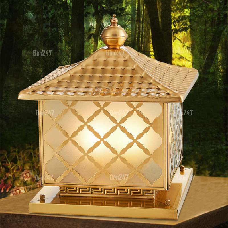 Đèn trụ đồng tường rào xung quanh nhà TD2103