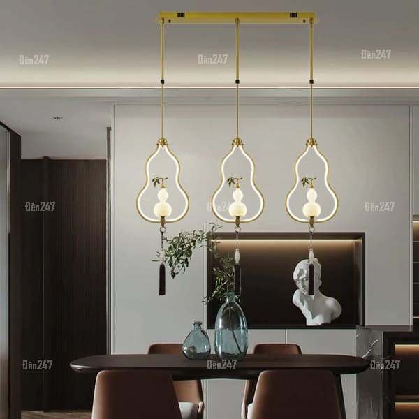 Đèn thả đồng L1000mm TD6408