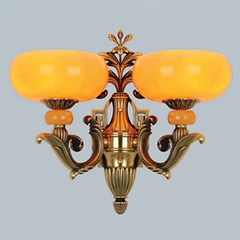 Đèn đồng 2 tay bát vàng VD1274/2