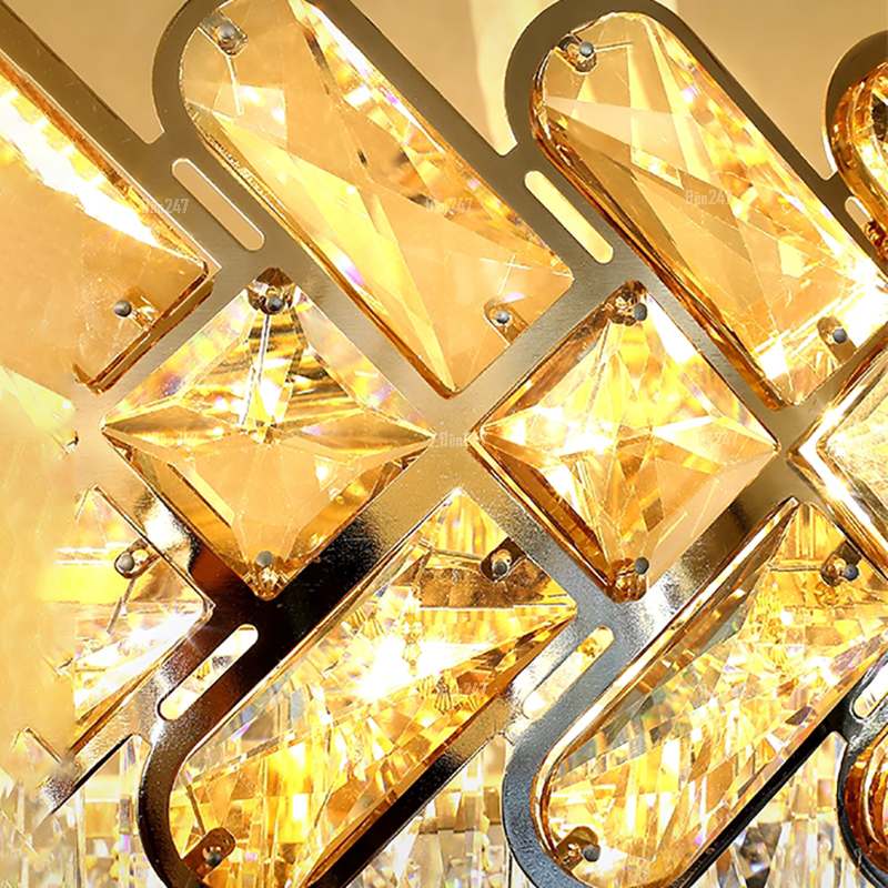 Đèn thả pha lê bàn ăn dài CFL2811